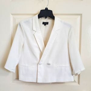 White TopShop Blazer